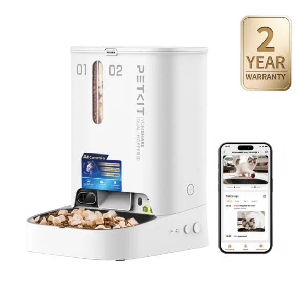 YumShare Dual-hopper 2 Automatic Feeder with Camera